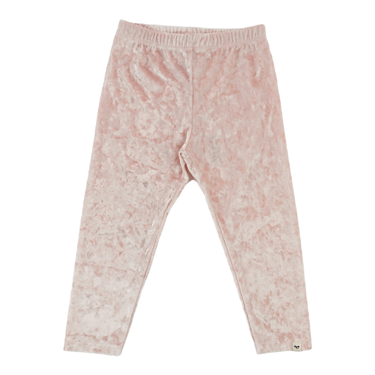 oh baby! Crushed Velvet Leggings - Pale Pink
