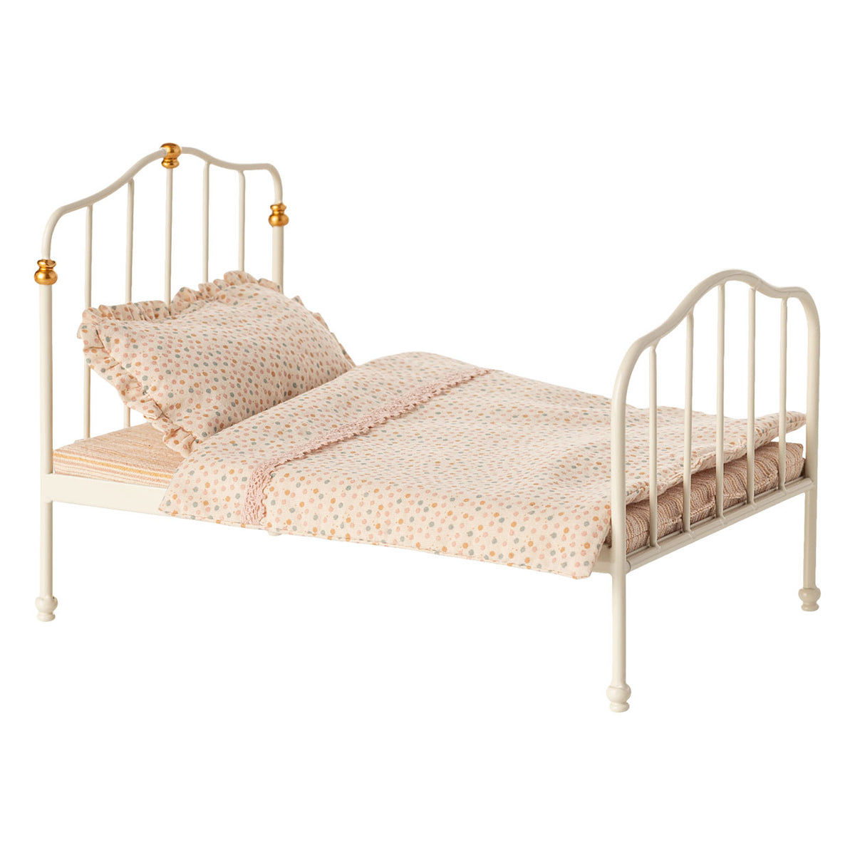 Maileg Vintage Bed, Mouse - White