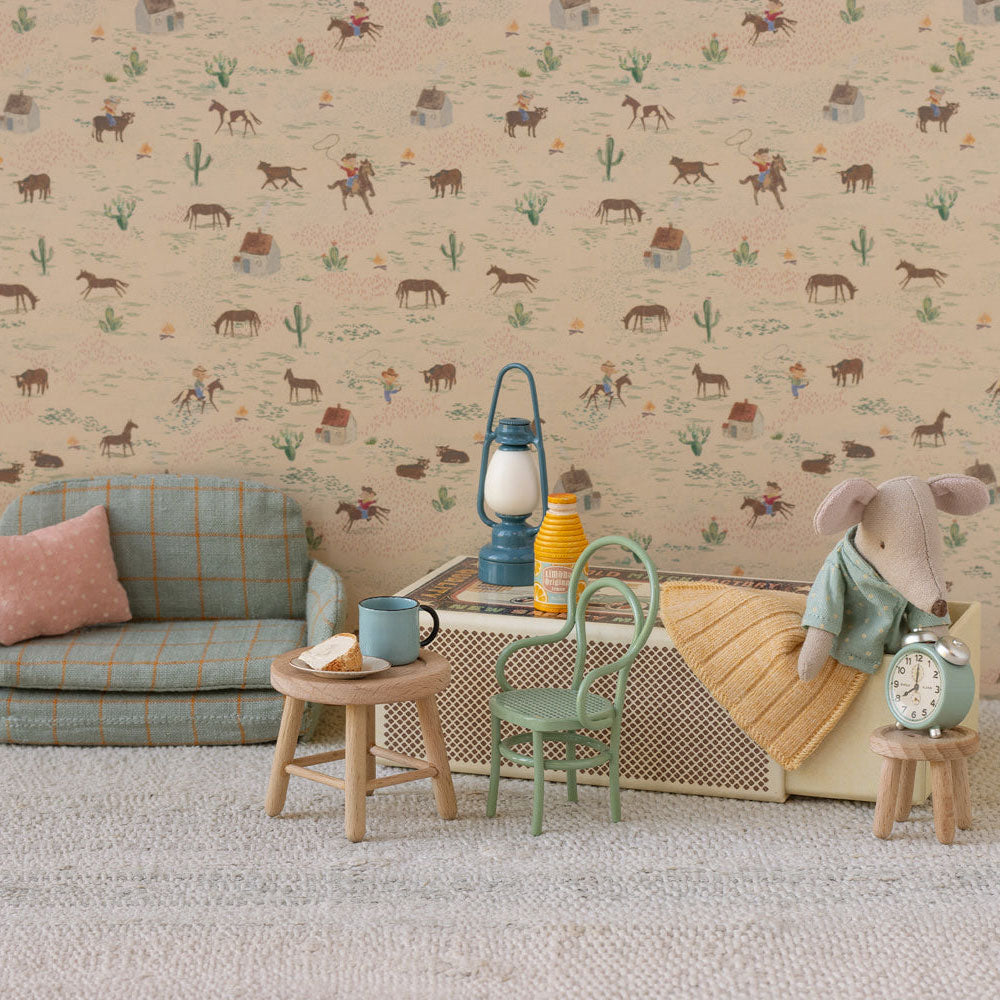Maileg Vintage Chair, Mouse - Mint