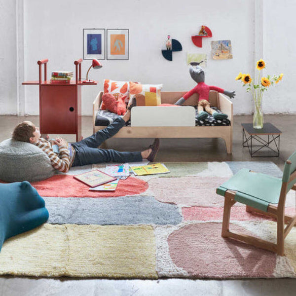 Wool Area Rug - Abstract