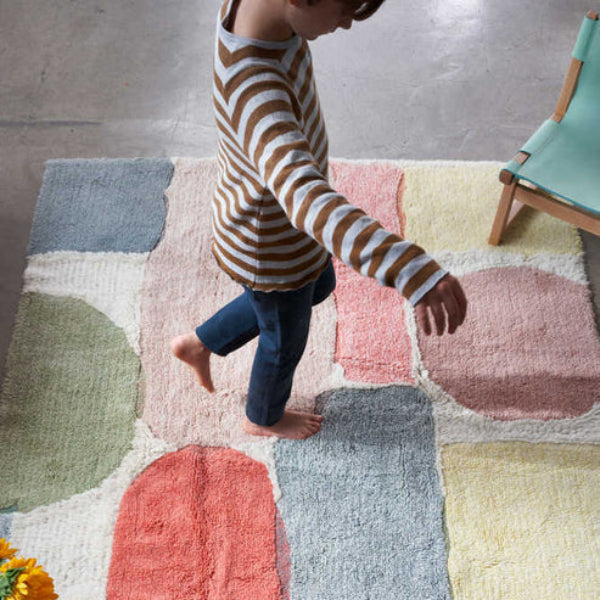 Wool Area Rug - Abstract