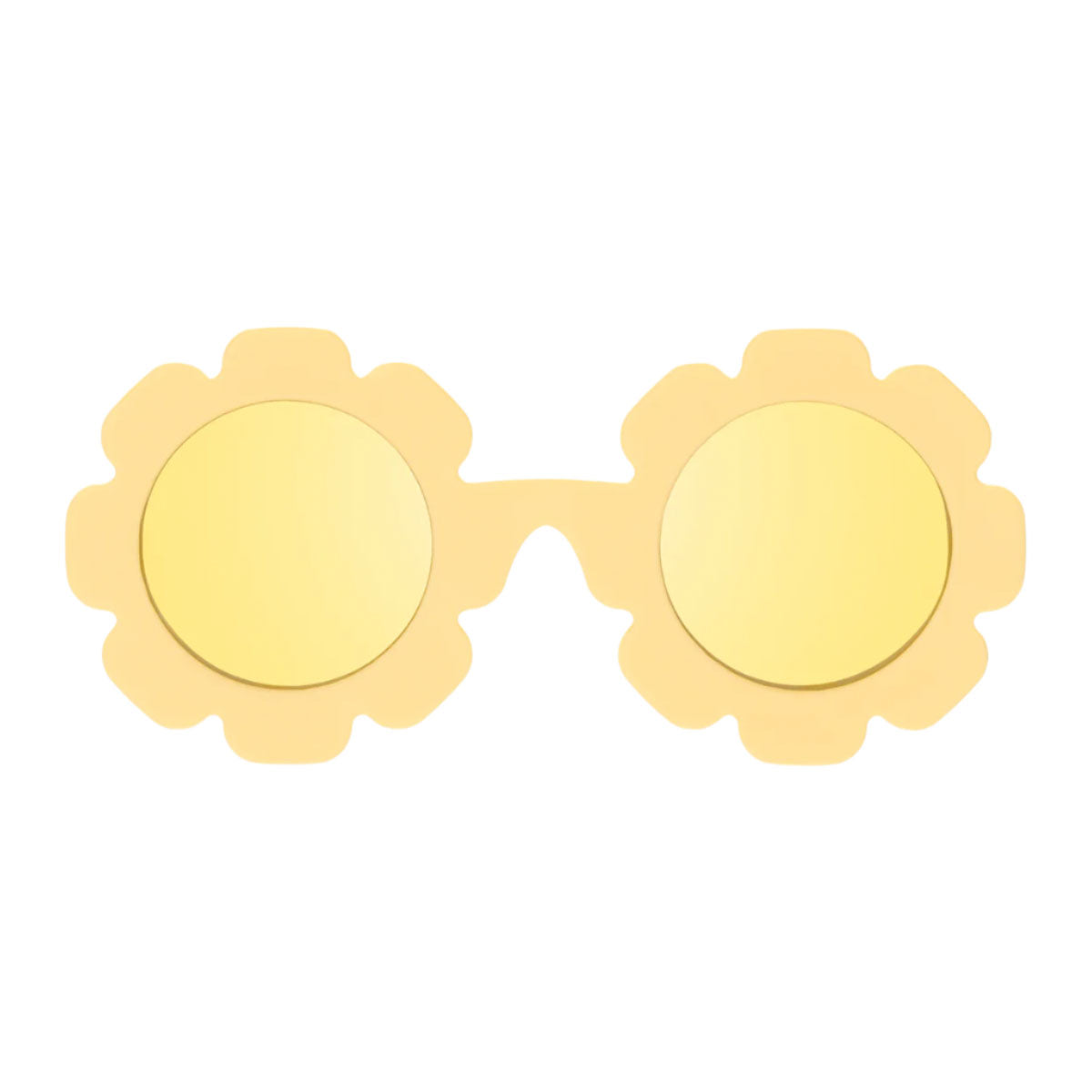 Babiators Sun Ray Flower I Yellow Polarized Mirrored Lenses Sunglasses