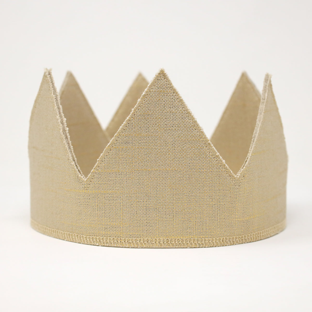 oh baby! Metallic Linen Crown - Gold