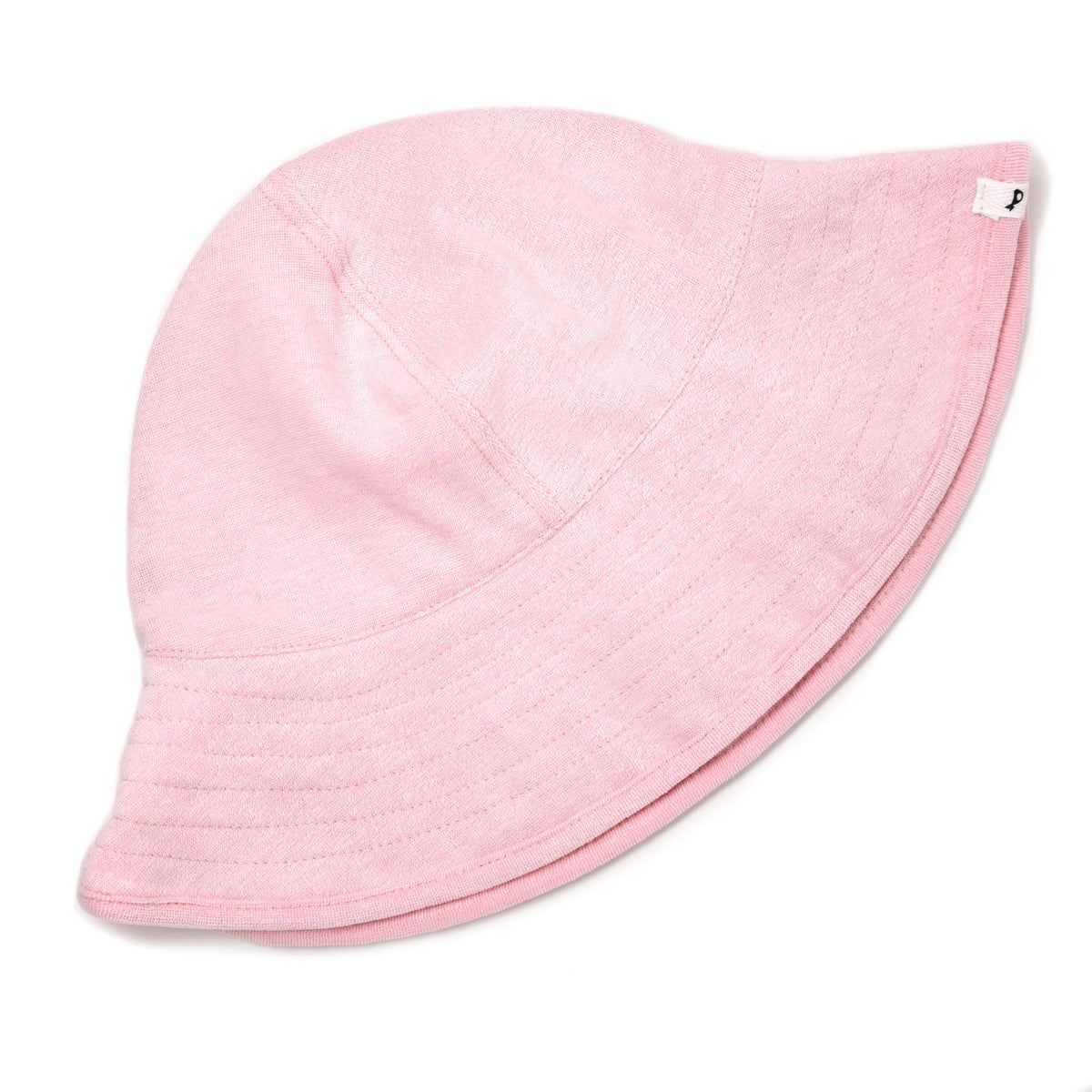 oh baby! Cotton Terry Sun Hat with Strap - Pink