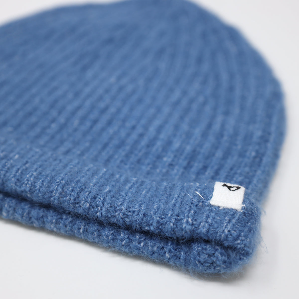 oh baby! Watchcap Fuzzy Knit Hat - Blue