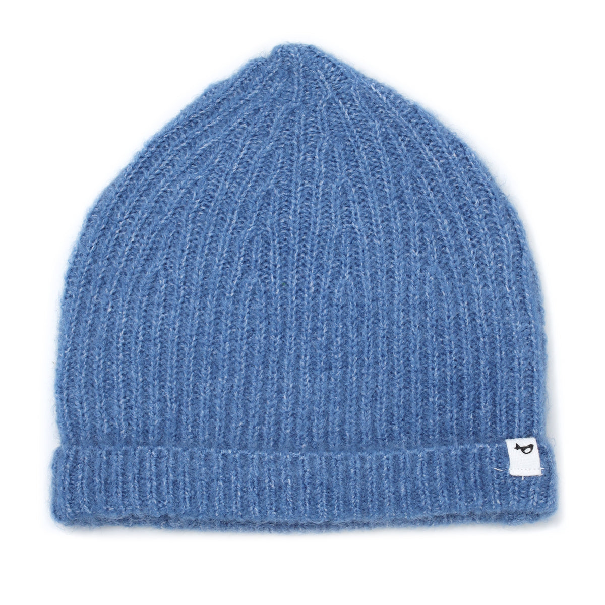 oh baby! Watchcap Fuzzy Knit Hat - Blue