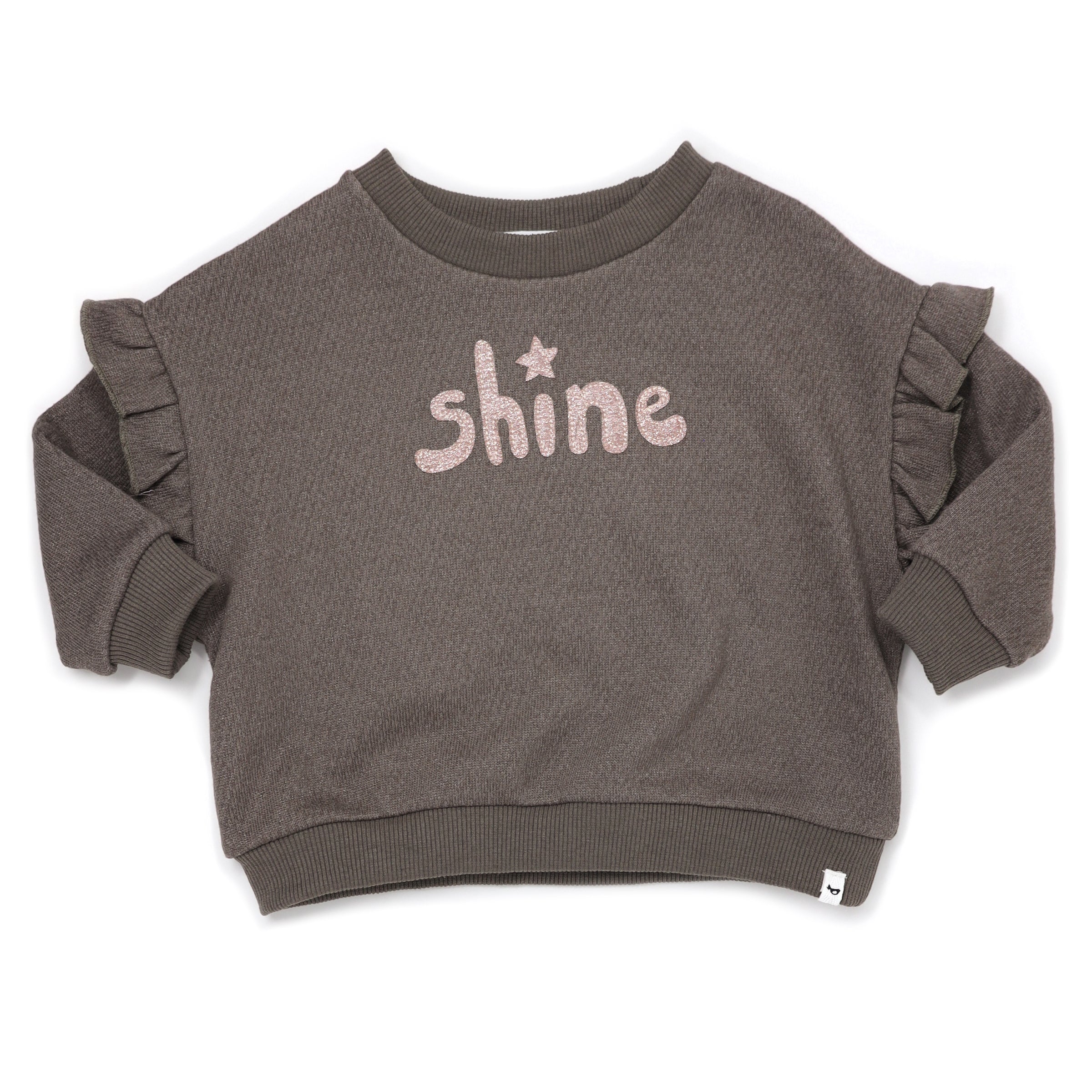 oh baby! Millie Sleeve Slouch Sweatshirt -Rosegold Sparkle 