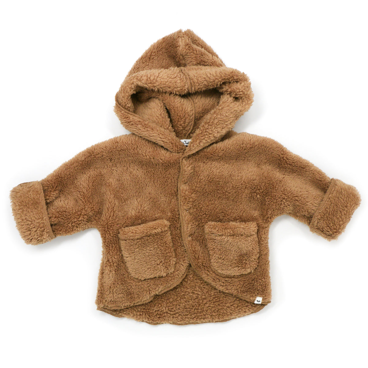 oh babyWarm Pocket Snowdrift Hooded Jacket - Latte