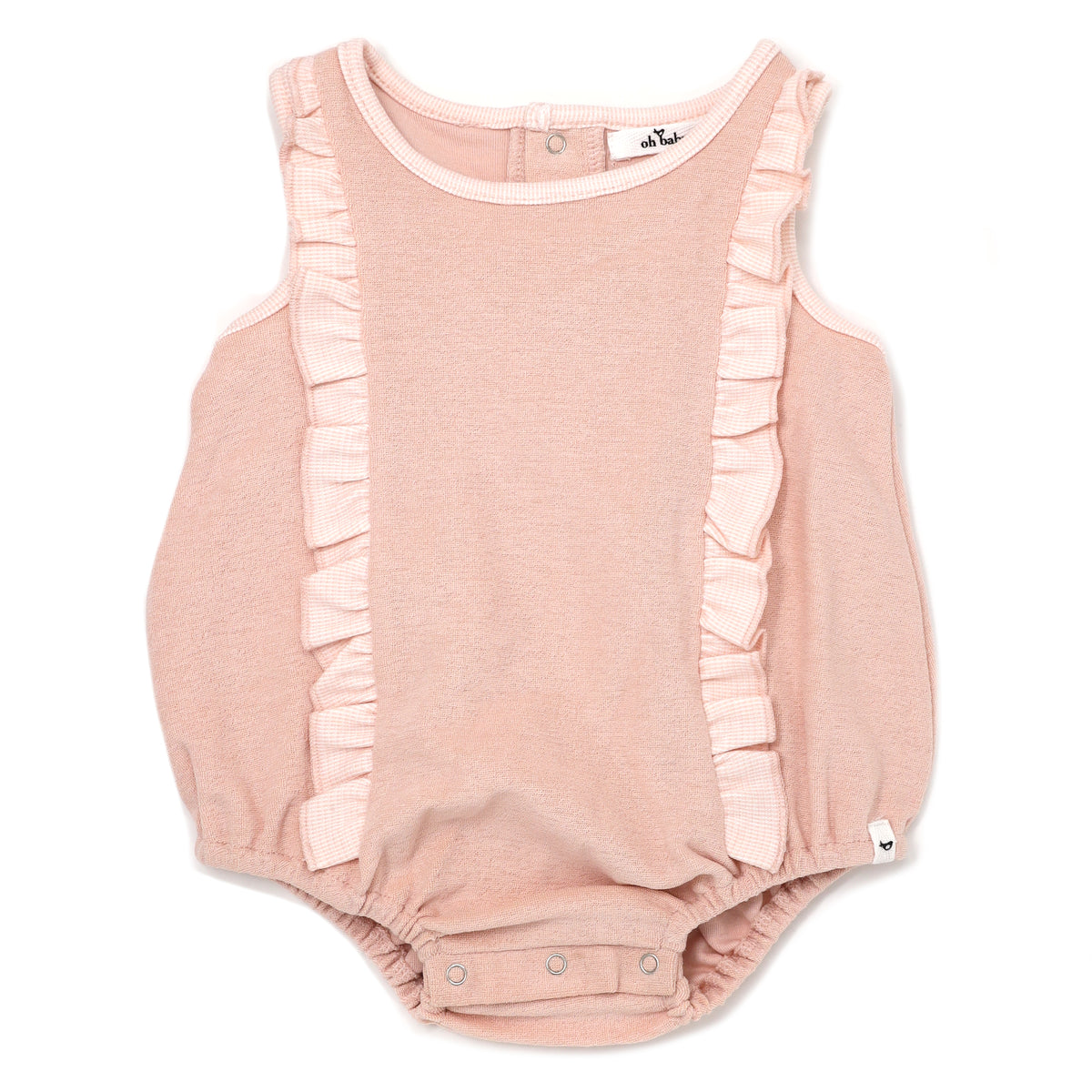 oh baby! Millie Ruffle Bubble - Peachy