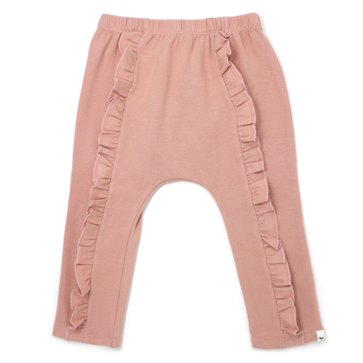 oh baby! Millie Ruffle Front Pant - Misty Rose