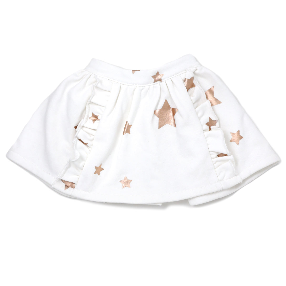 oh baby! Rosegold Stars Millie Pocket Skirt - Cream