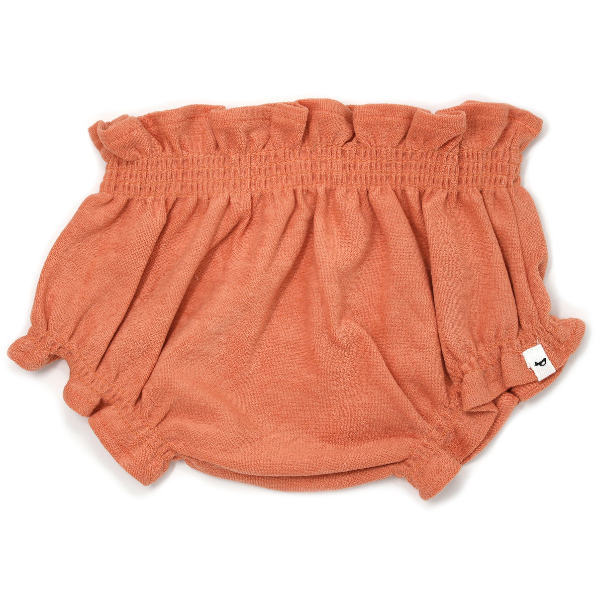 oh baby! Cotton Terry High Waisted Tushie - Coral