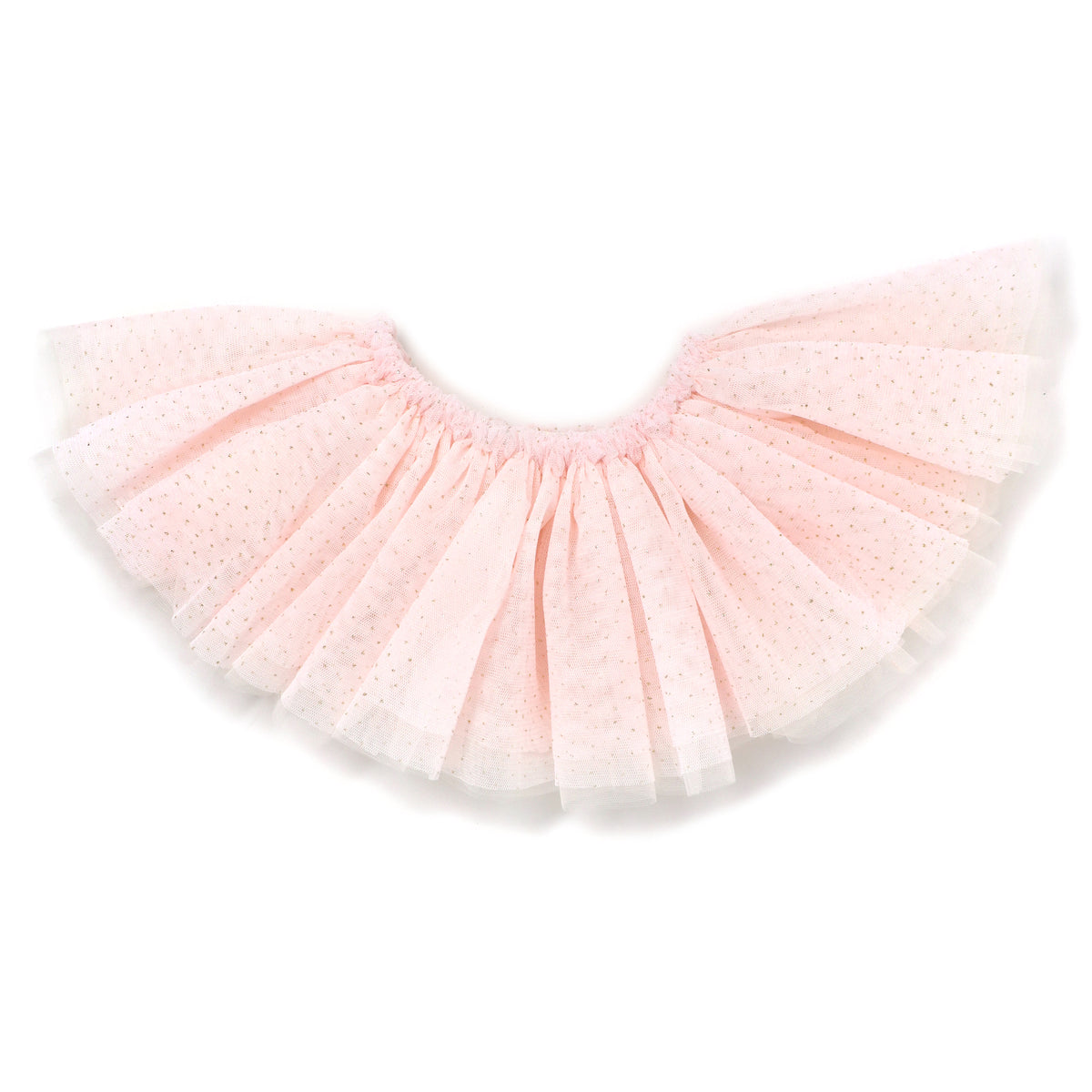 oh baby! Frill Tutu Pale Pink/Gold Over Cream Tulle