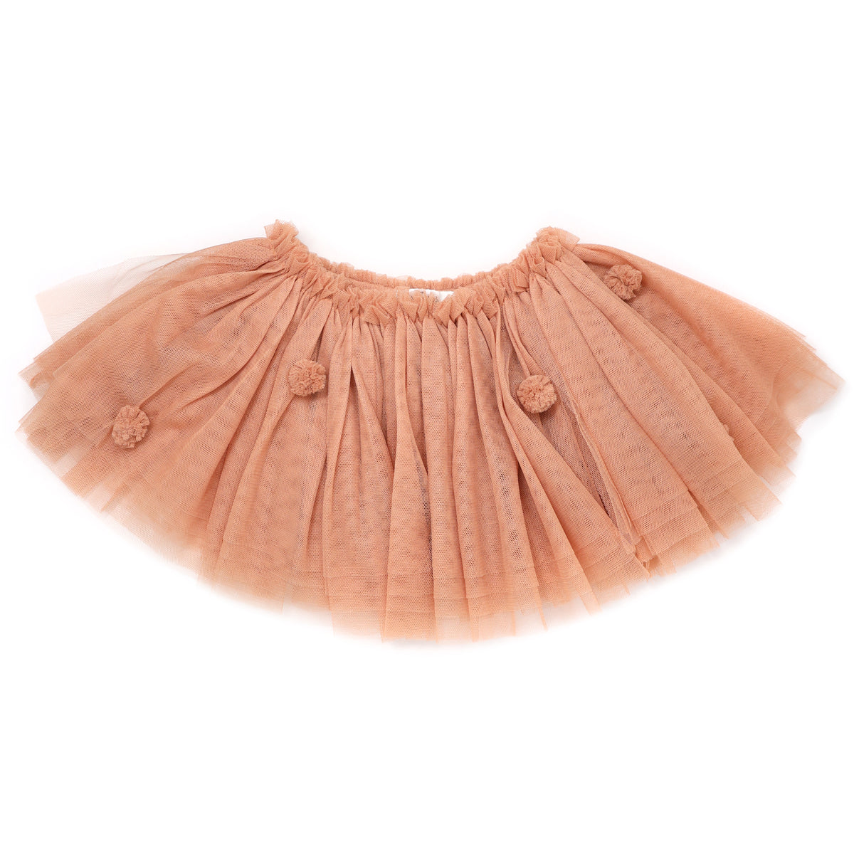oh baby! Tulle Pom Pom Frill Tutu Skirt - Vintage Pink