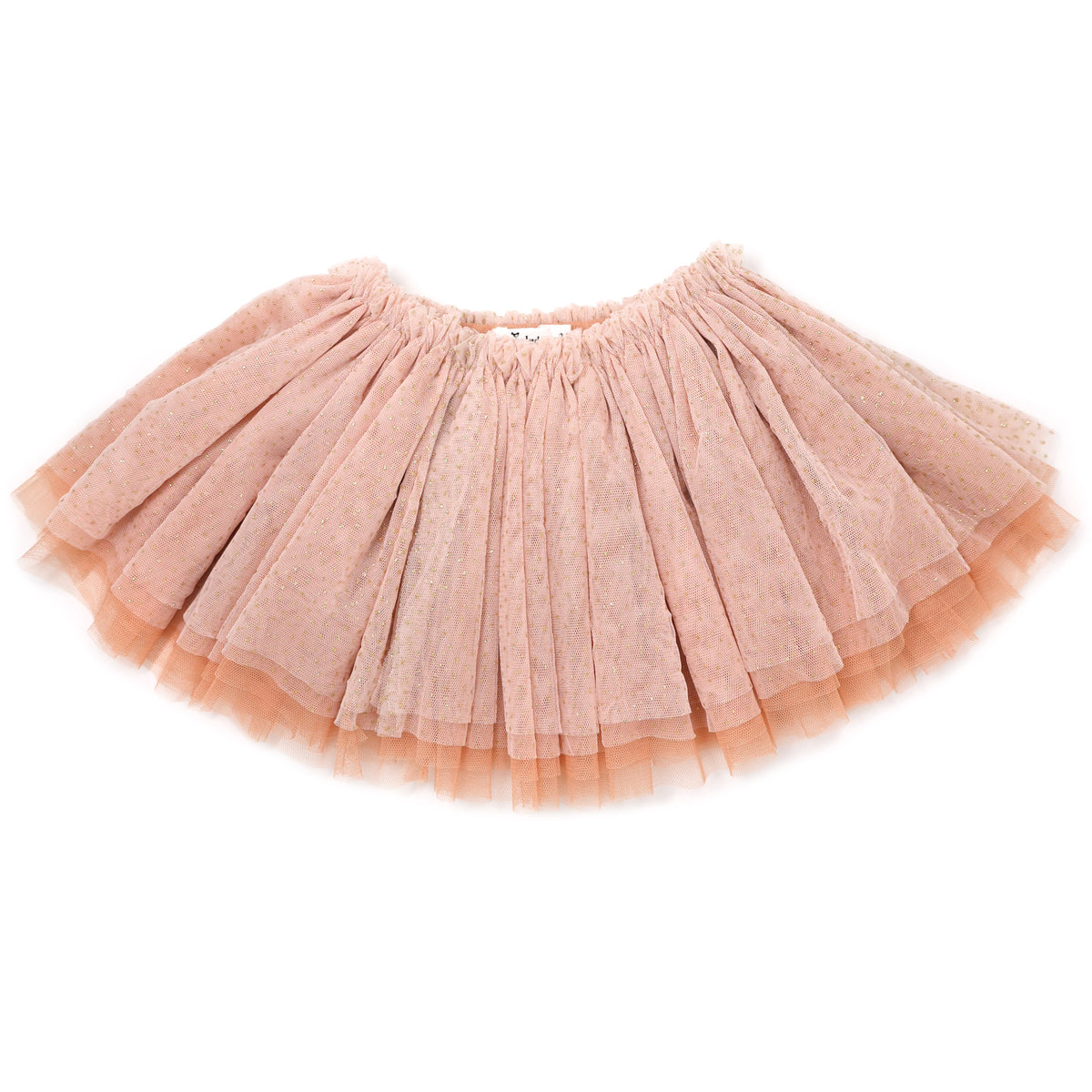 oh baby! Frill Tutu Vintage Pink/Gold over Pale Pink