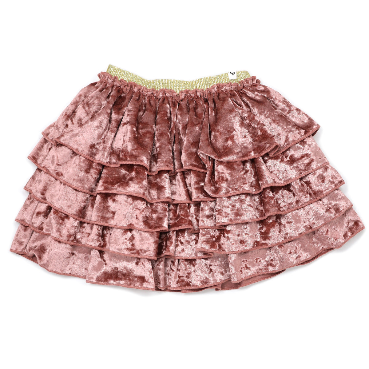 oh baby! Velvet Layered Skirt - Blush