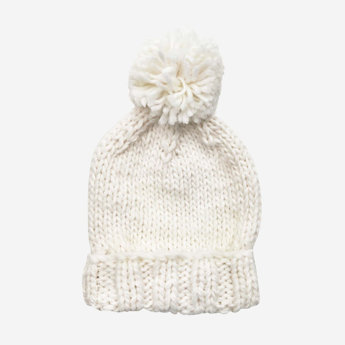 The Blueberry Hill Classic Pom Hat - Cream
