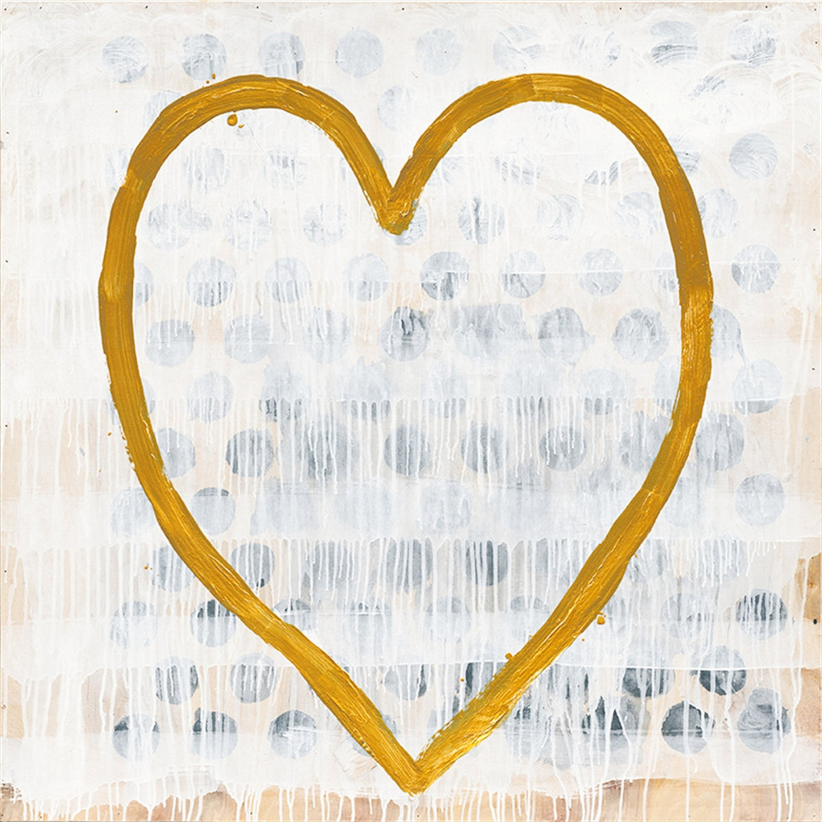 Sugarboo Art Print - Heart Of Gold - Gallery Wrap