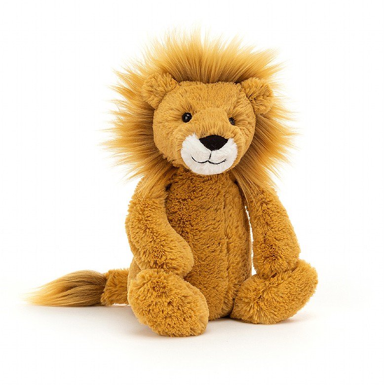 Jellycat Bashful Lion Plush Stuffed Animal - Small