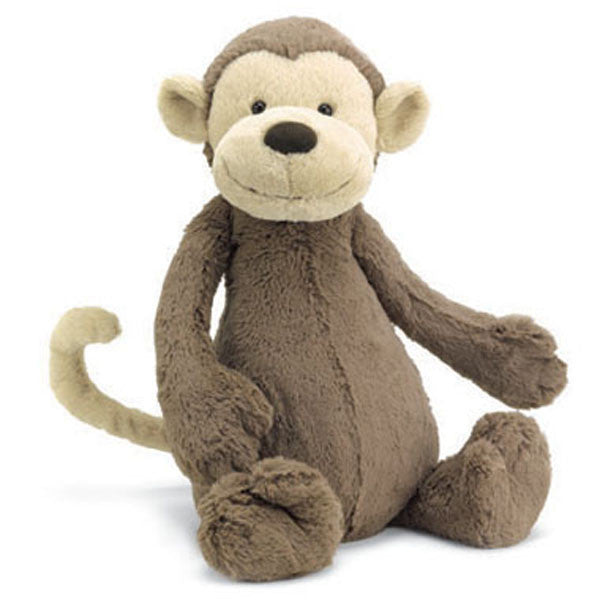 Jellycat Bashful Monkey Plush Stuffed Animal - Medium - oh baby!
