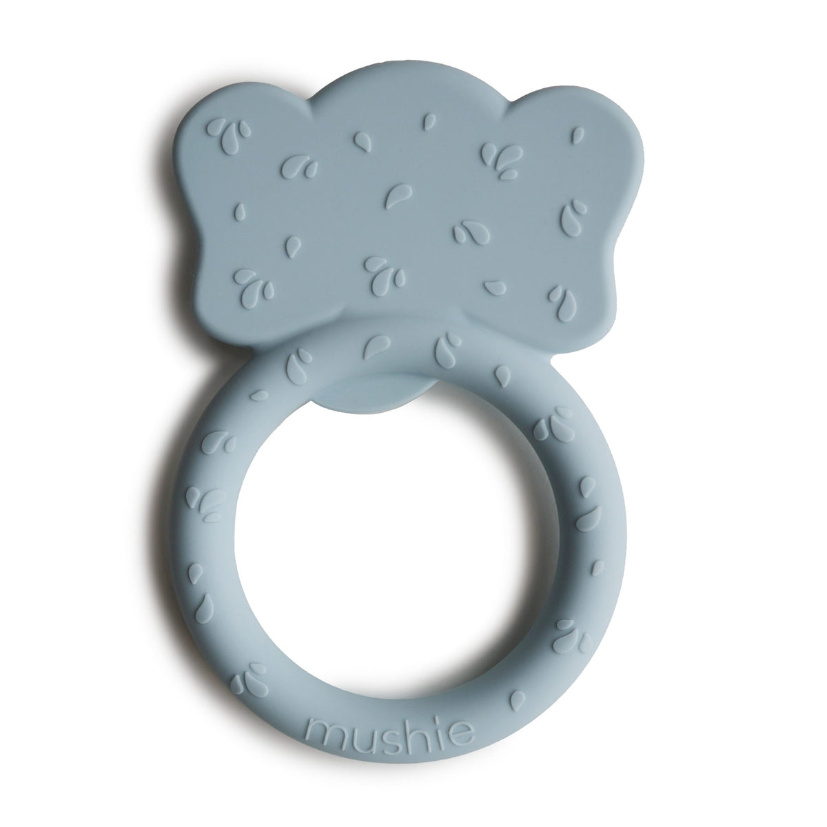 Mushie Elephant Silicone Teether - Cloud