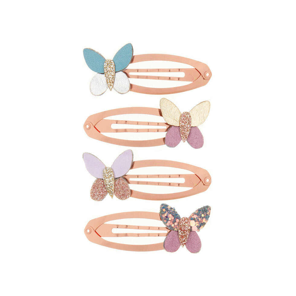 Shimmer Butterfly Hair Clips