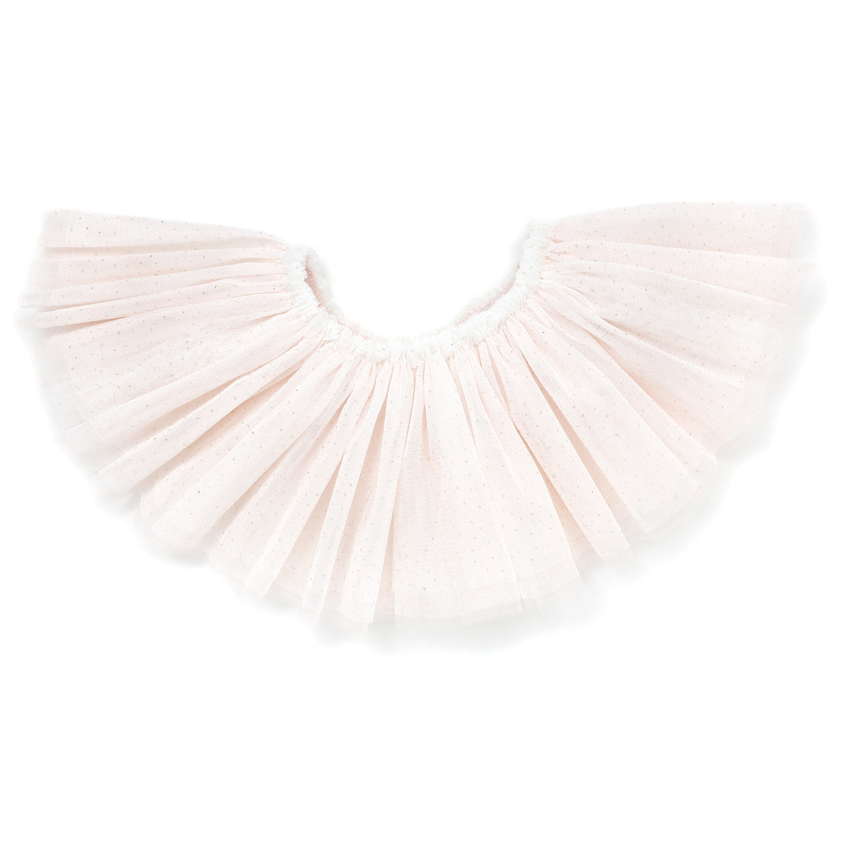 oh baby! Frill Tutu Ivory Gold Over Light Blush Tulle