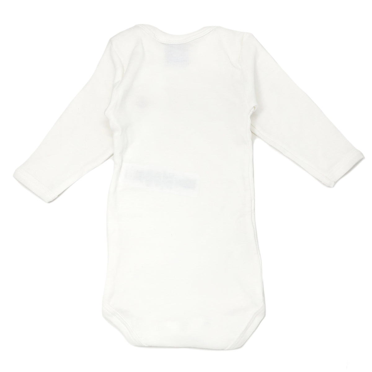 Petit Bateau Long Sleeve Bodysuit Onesie - White