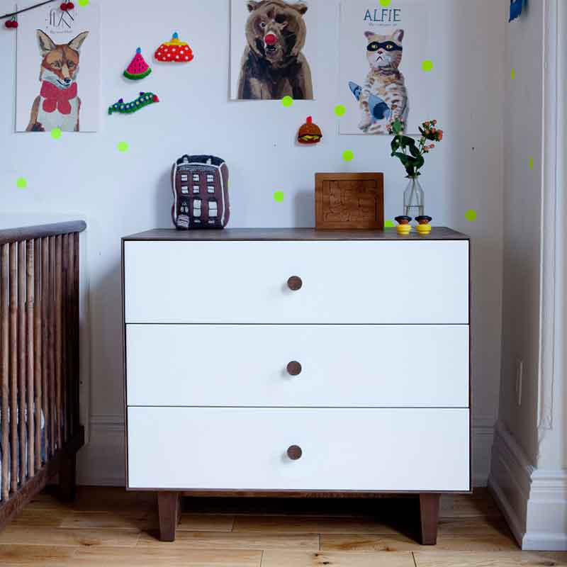 Oeuf Merlin 3 Drawer Dresser - Sparrow - oh baby!