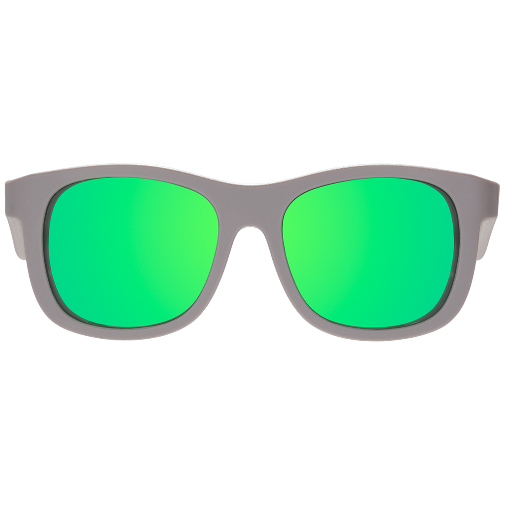 Babiators Polarized Mirrored Sunglasses - Graphite Gray/Green - Infant