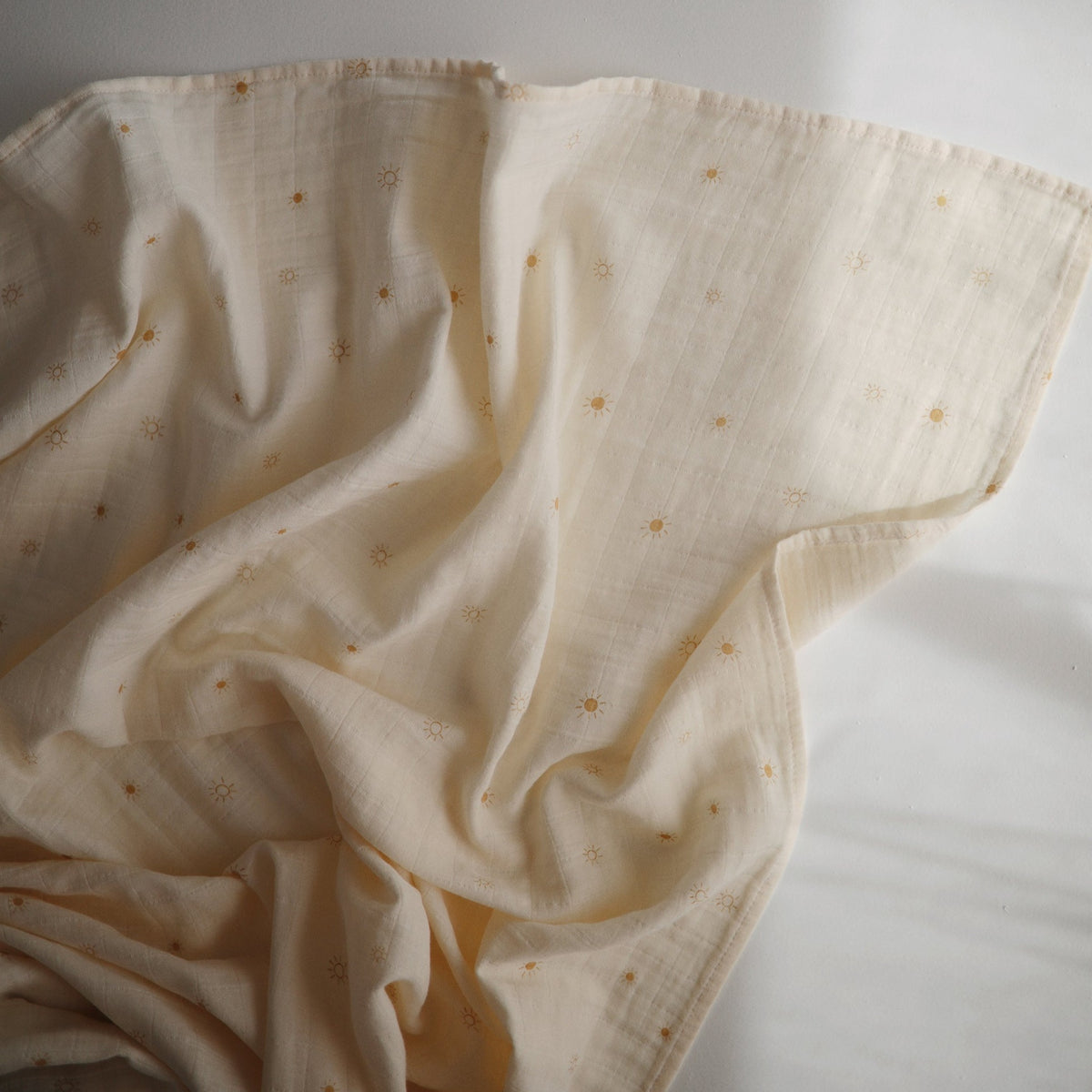 Muslin Swaddle Blanket Organic Cotton - Sun