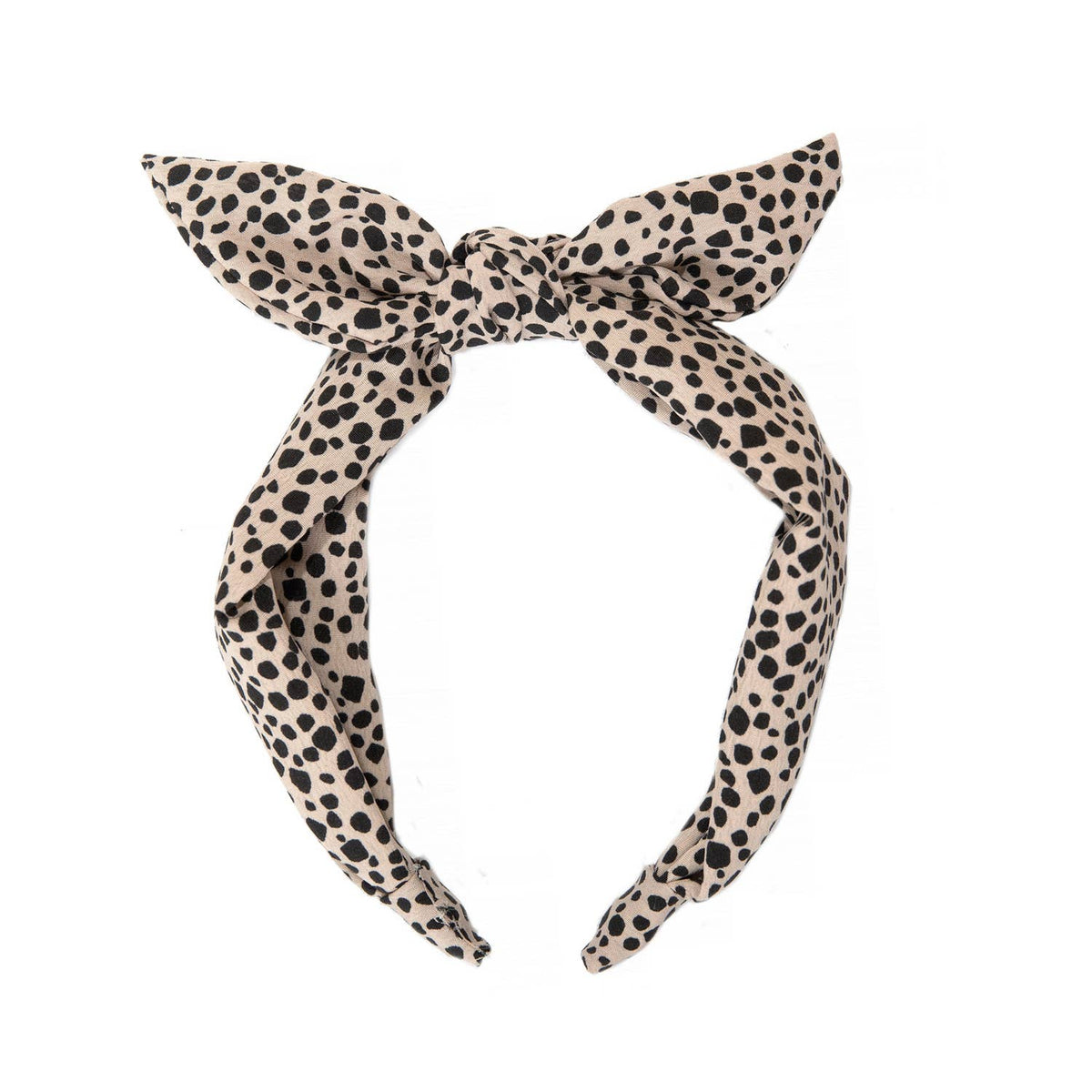 Leopard Love Knot Bow Tie Headband