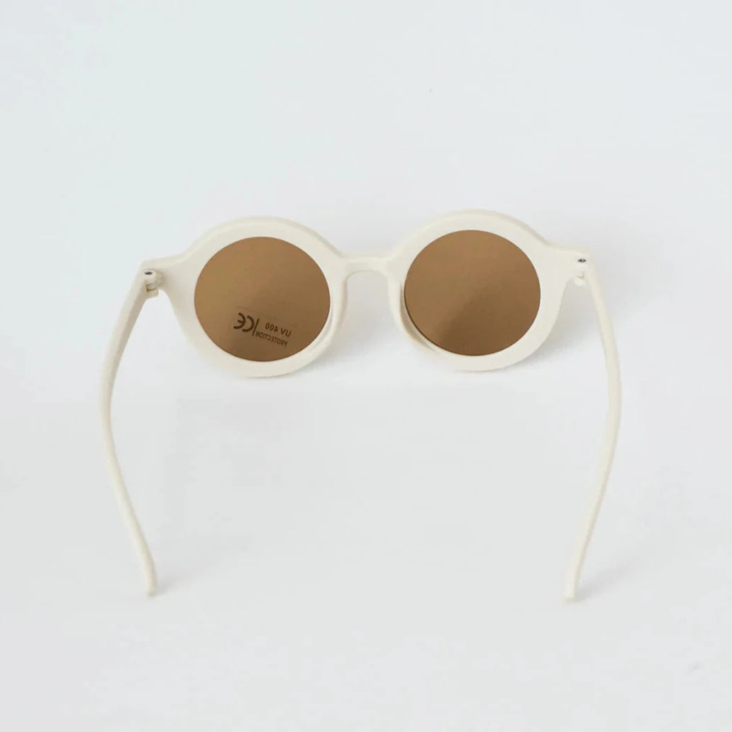 Toddler & Kid Retro Sunglasses - White