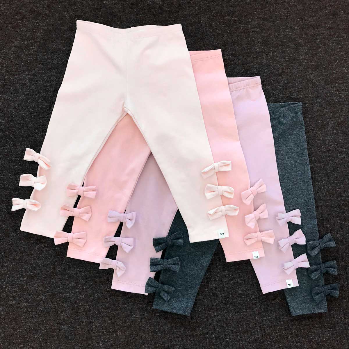 oh baby! Bow Leggings - Pale Pink