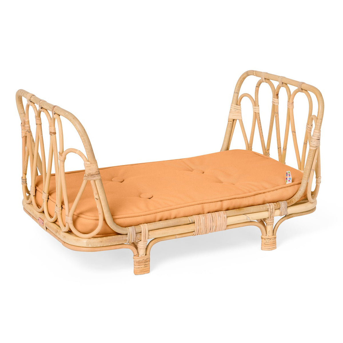 Poppie Rattan Doll Day Bed - Clay