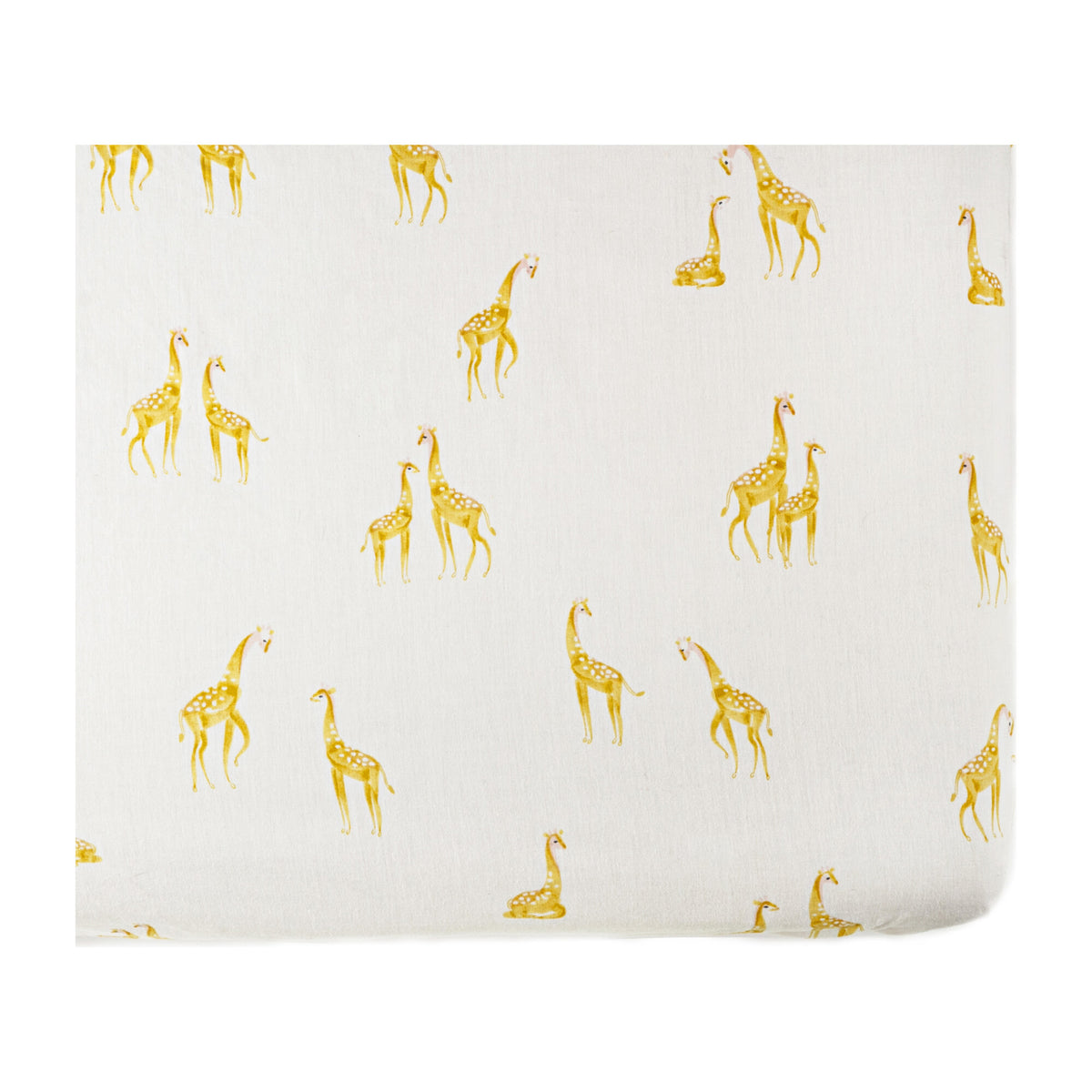 Pehr Organic Cotton Crib Sheet - Giraffe