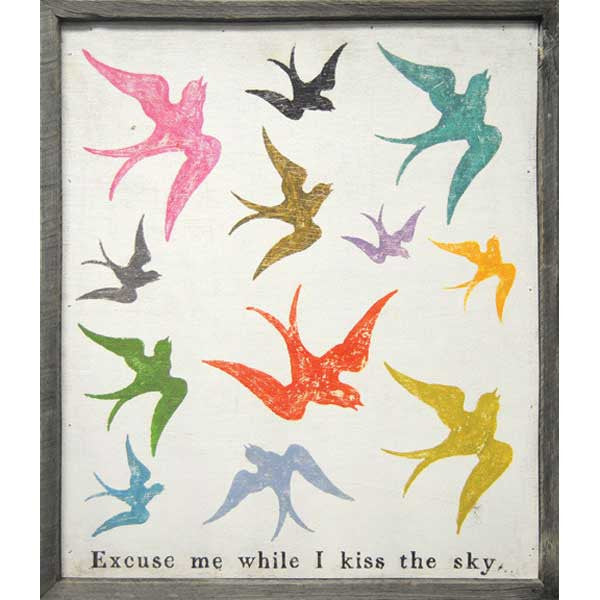 Sugarboo Excuse me while I Kiss the Sky Art Print - oh baby!