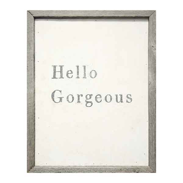 Sugarboo Hello Gorgeous Art Print - oh baby!