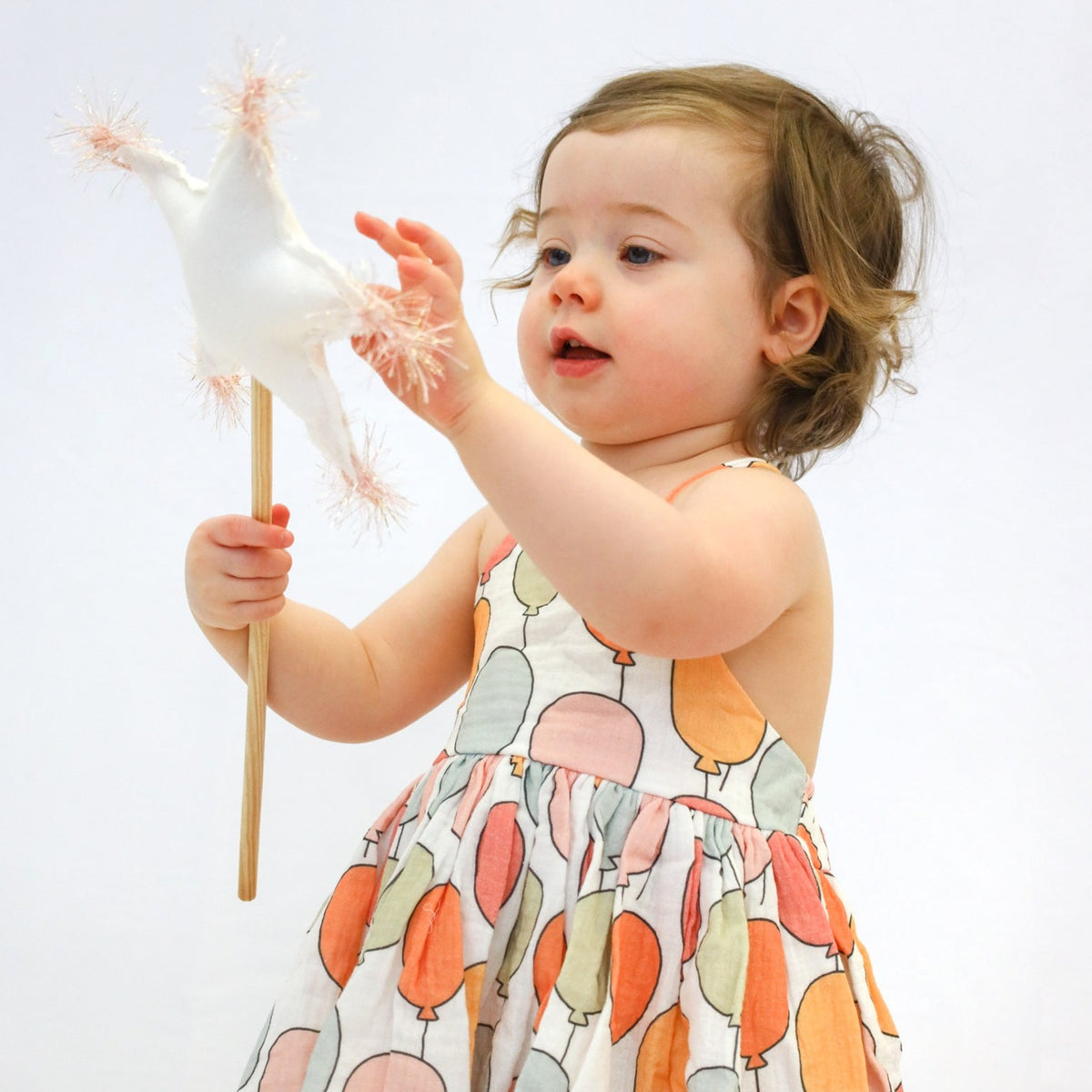oh baby! Gauze Party Dress - Balloon Print oh baby! Gauze Party Dress - Balloon Print