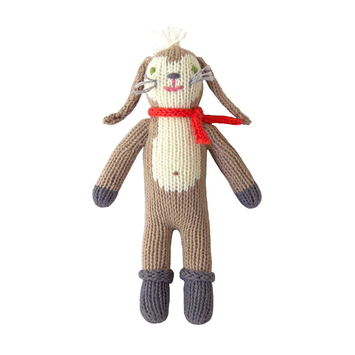 Blabla Knit Doll, Pierre the Bunny - Rattle - oh baby!