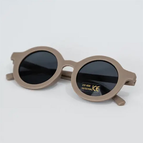 Toddler & Kid Retro Sunglasses - Coffee