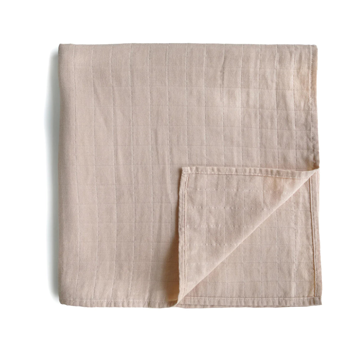 Muslin Swaddle Blanket Organic Cotton - Blush