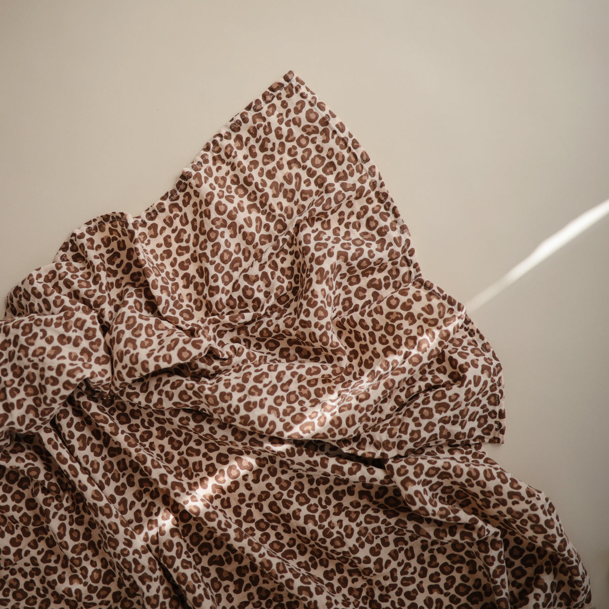 Muslin Swaddle Blanket Organic Cotton - Leopard